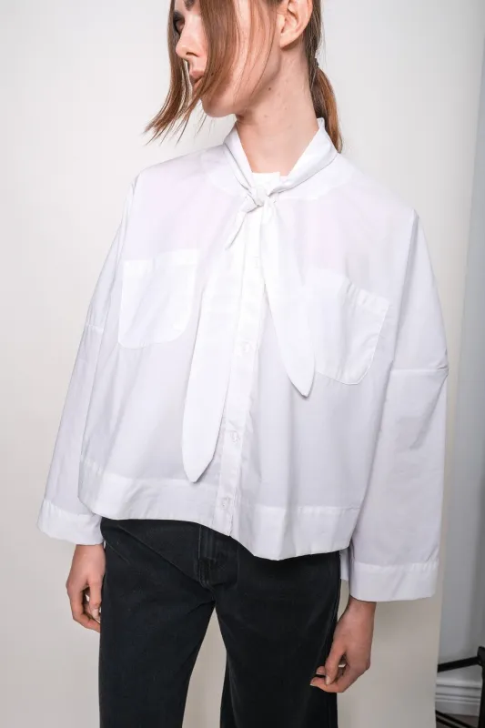 Tomo Blouse in White sold by et Tigre