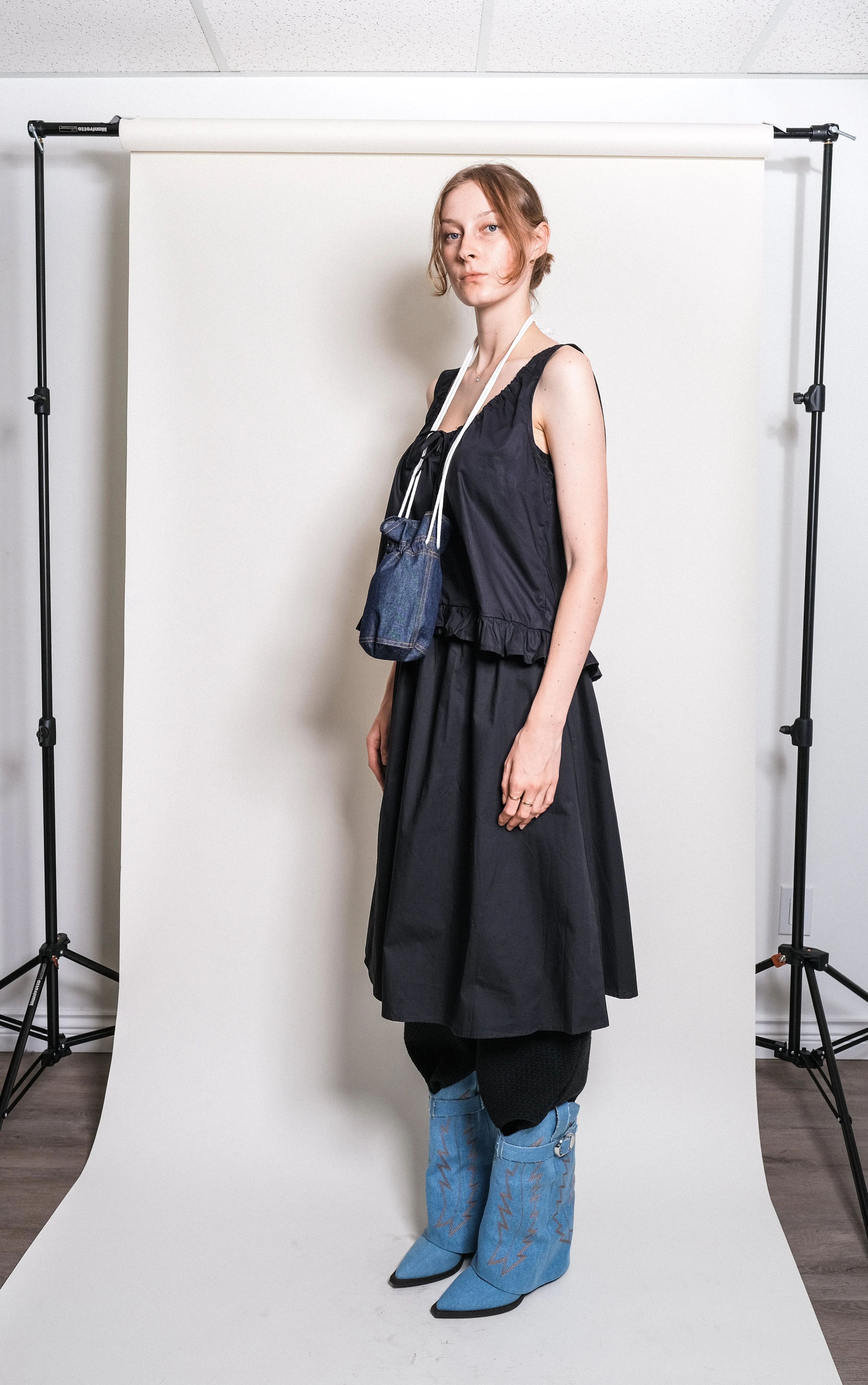 Soleil Skirt in Black Solid sold by et Tigre product image thumbnail 2