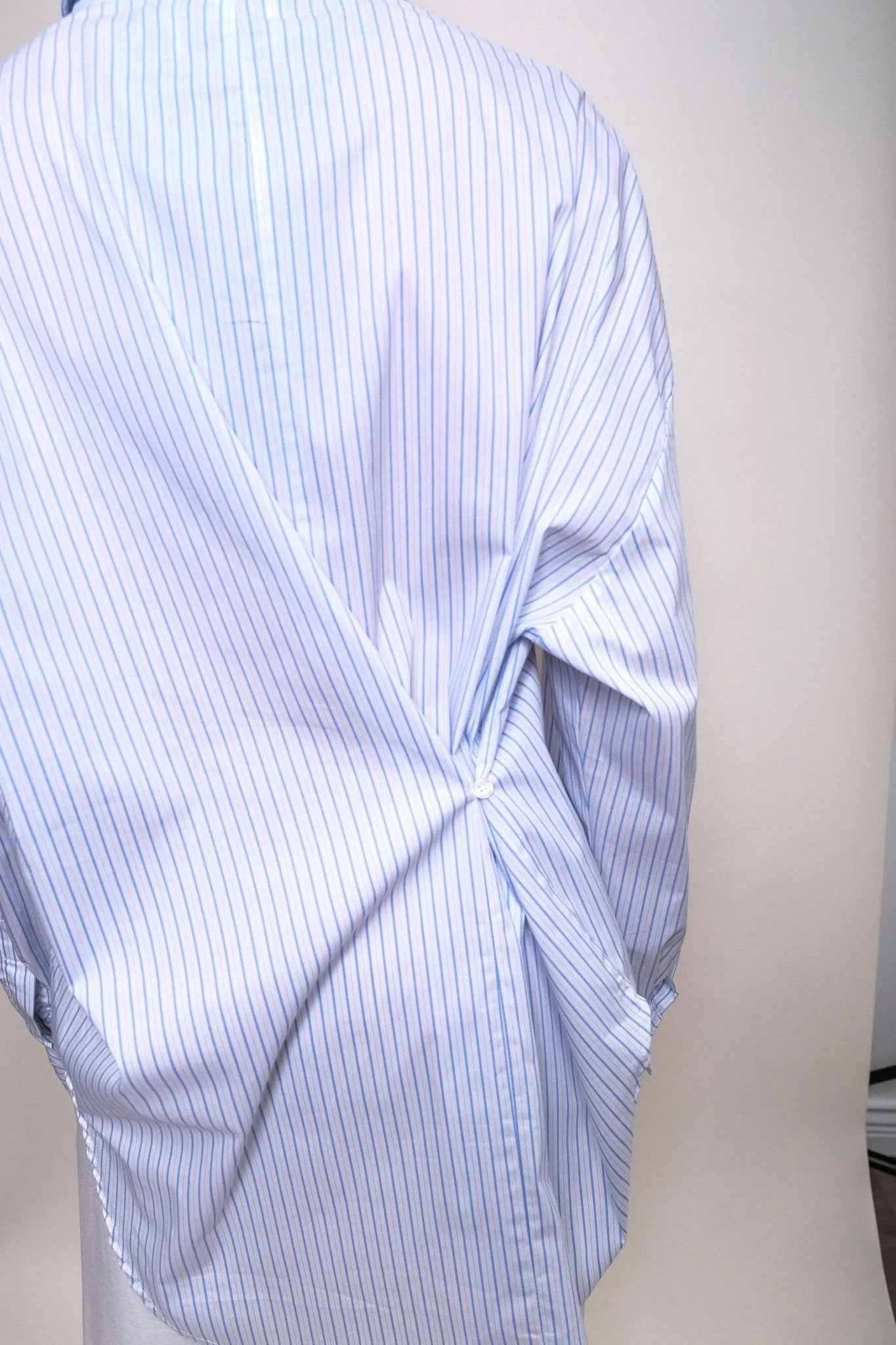 Alistair Shirt in Blue + White Stripe sold by et Tigre product image thumbnail 4