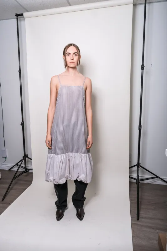 Dennis Dress in Brown Yellow + Multi Stripe sold by et Tigre