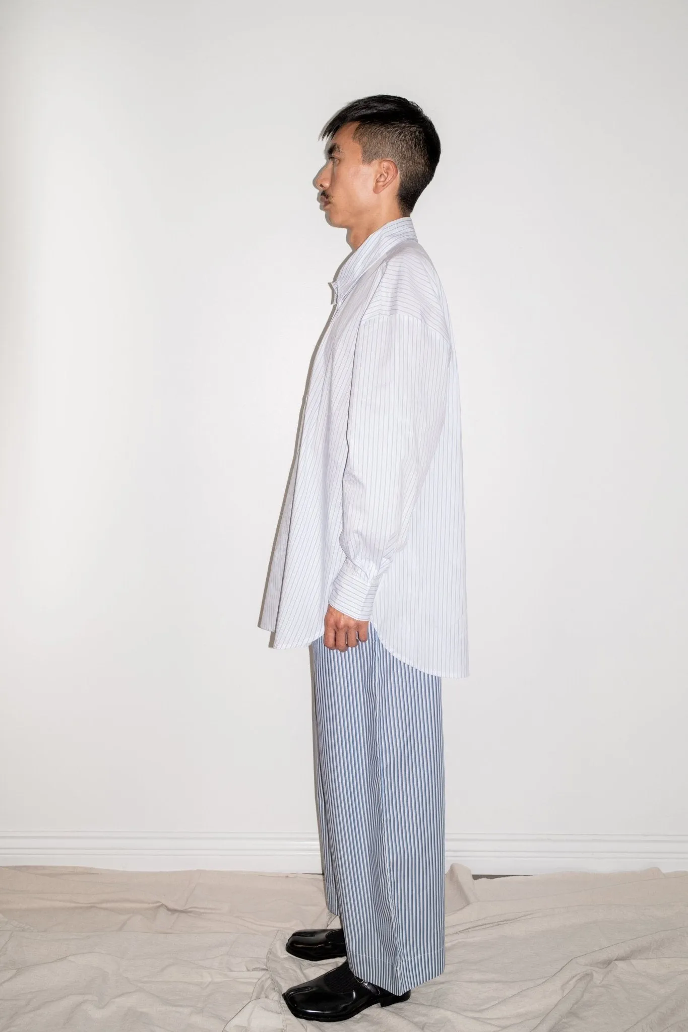 Wayne Pant in Blue + Multi Stripe sold by et Tigre product image thumbnail 2