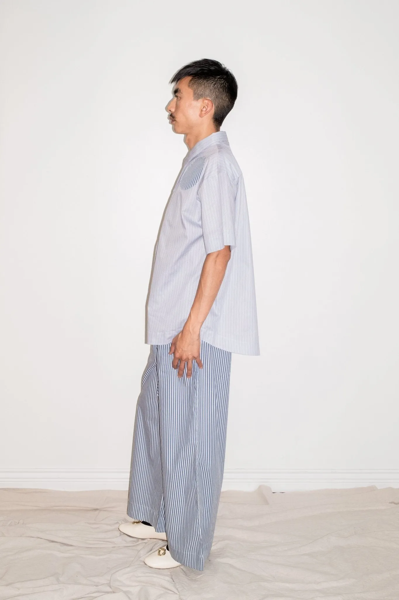 Jeff Top in Blue + Multi Stripe sold by et Tigre