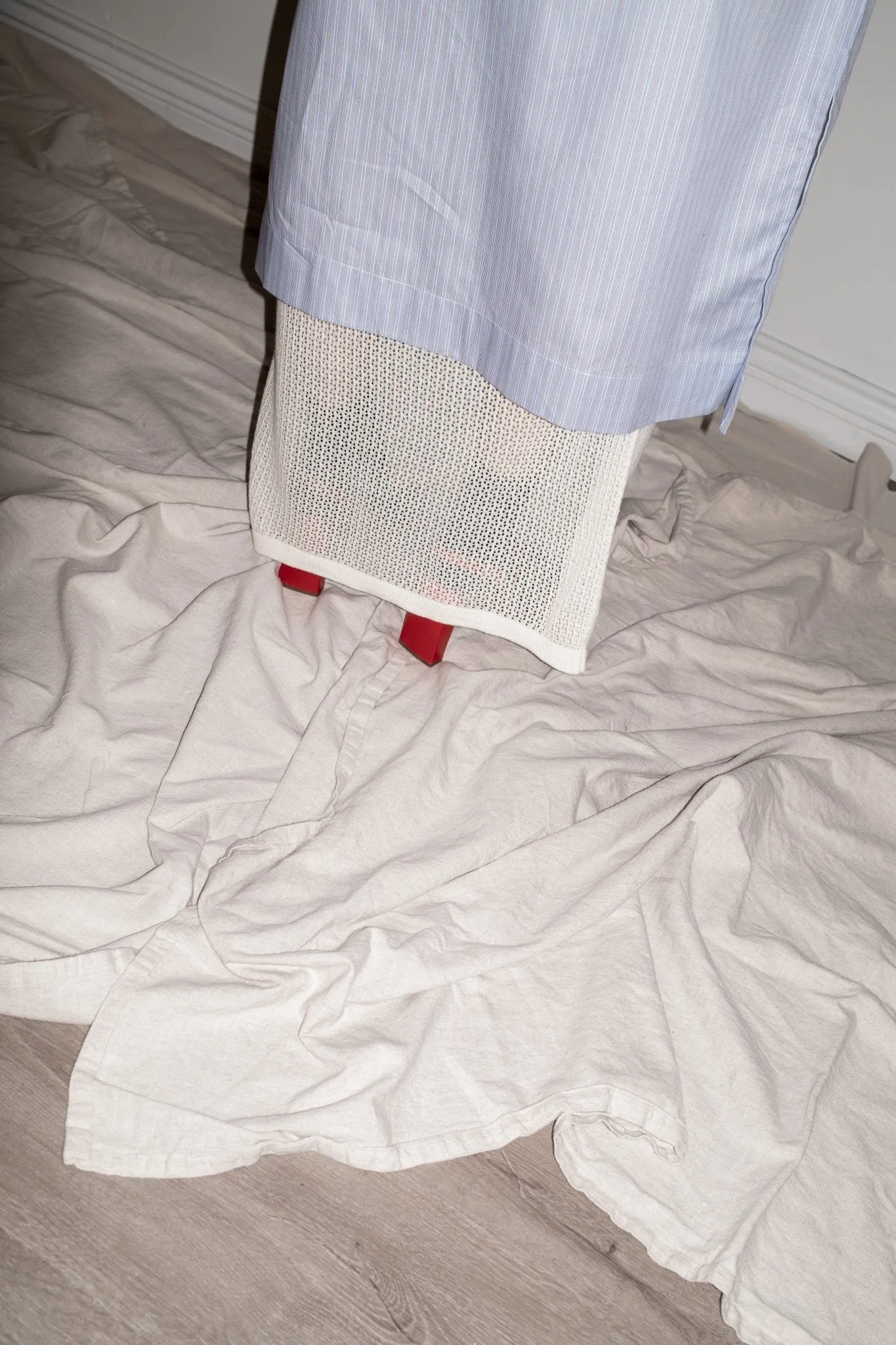 Cruz Skirt in Blue + Multi Stripe sold by et Tigre product image thumbnail 3