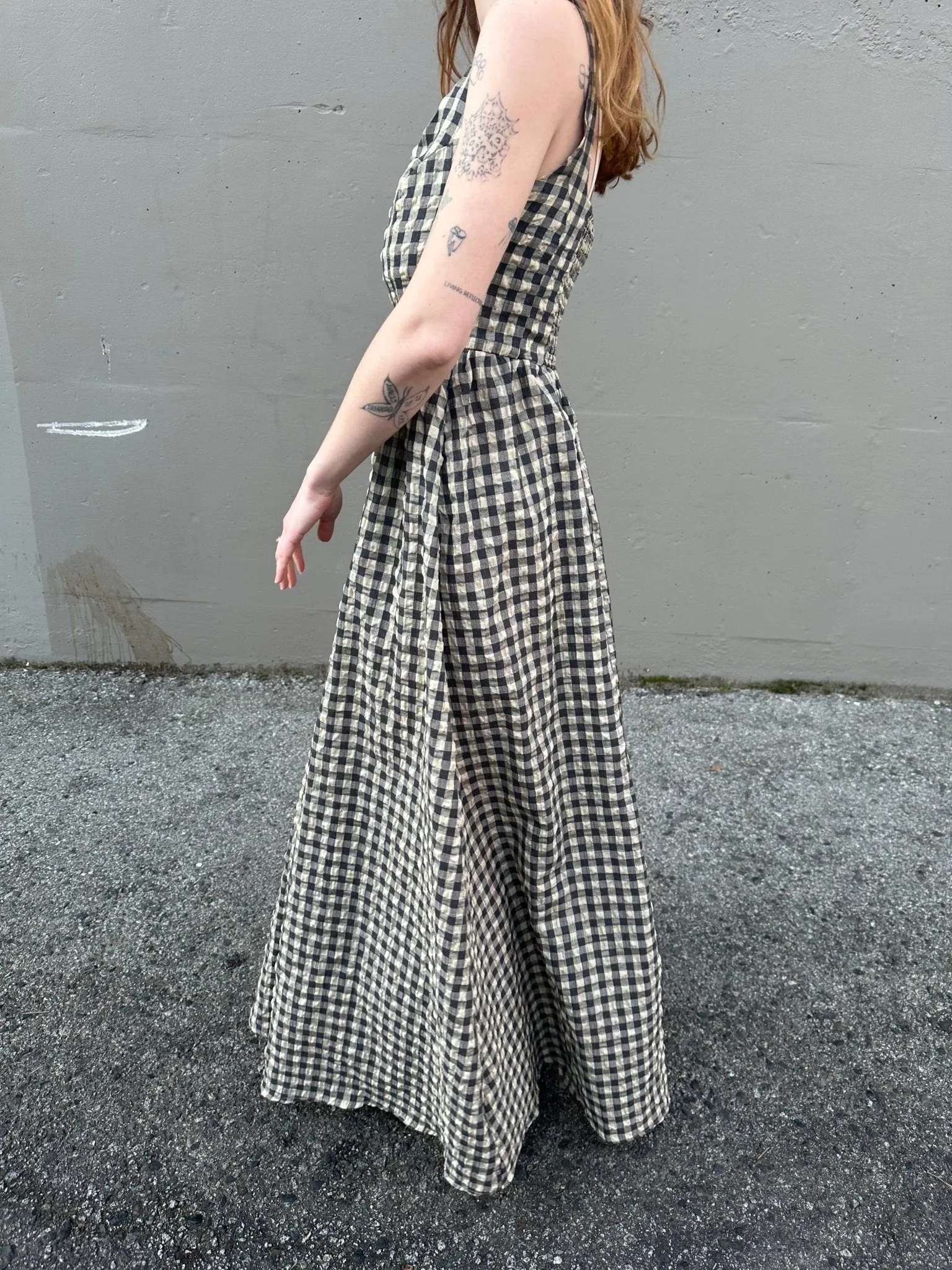 Bede Dress in Checker sold by et Tigre product image thumbnail 3
