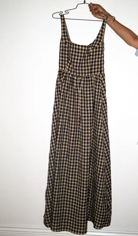 Bede Dress in Checker sold by et Tigre