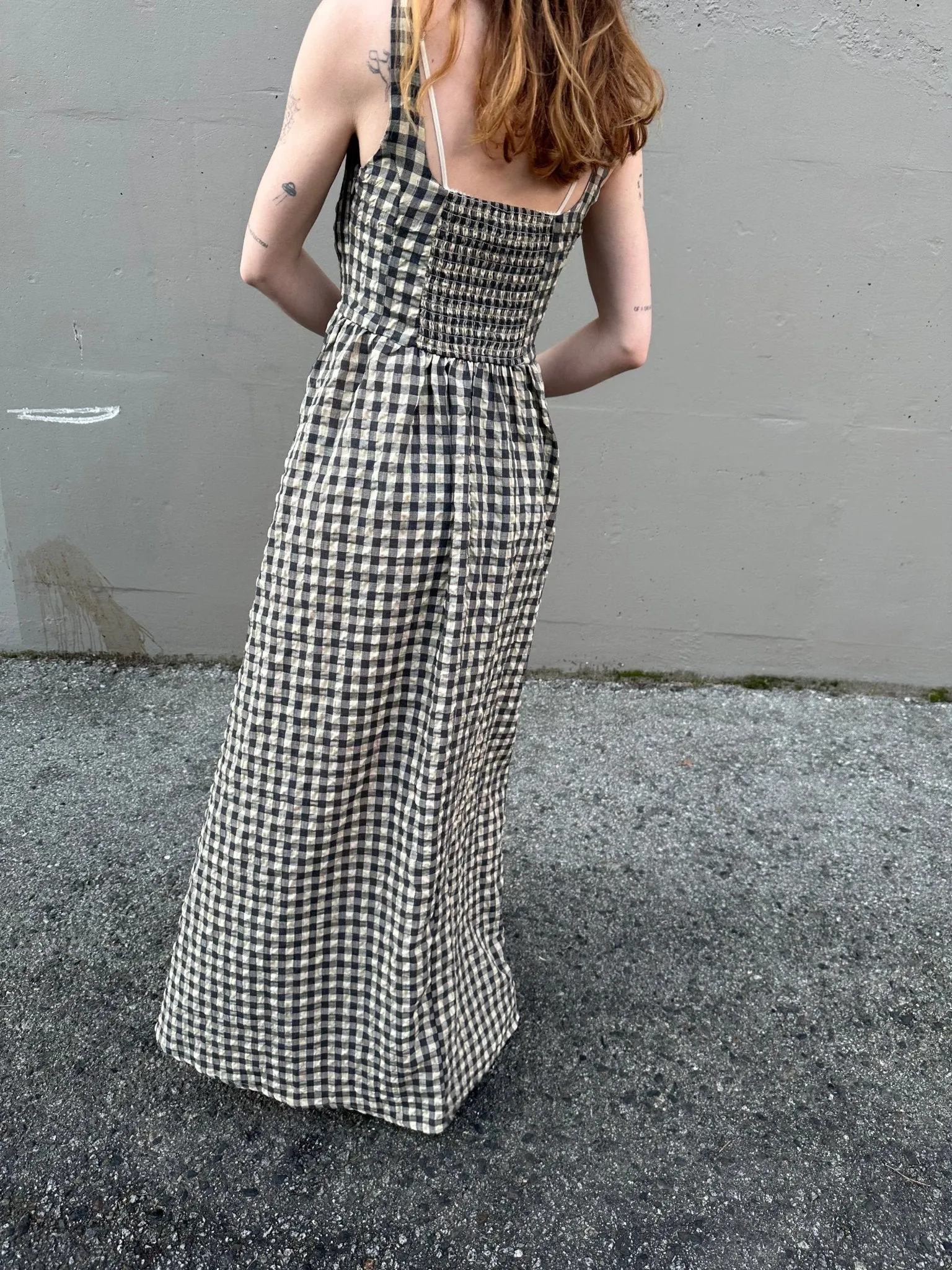 Bede Dress in Checker sold by et Tigre product image thumbnail 2