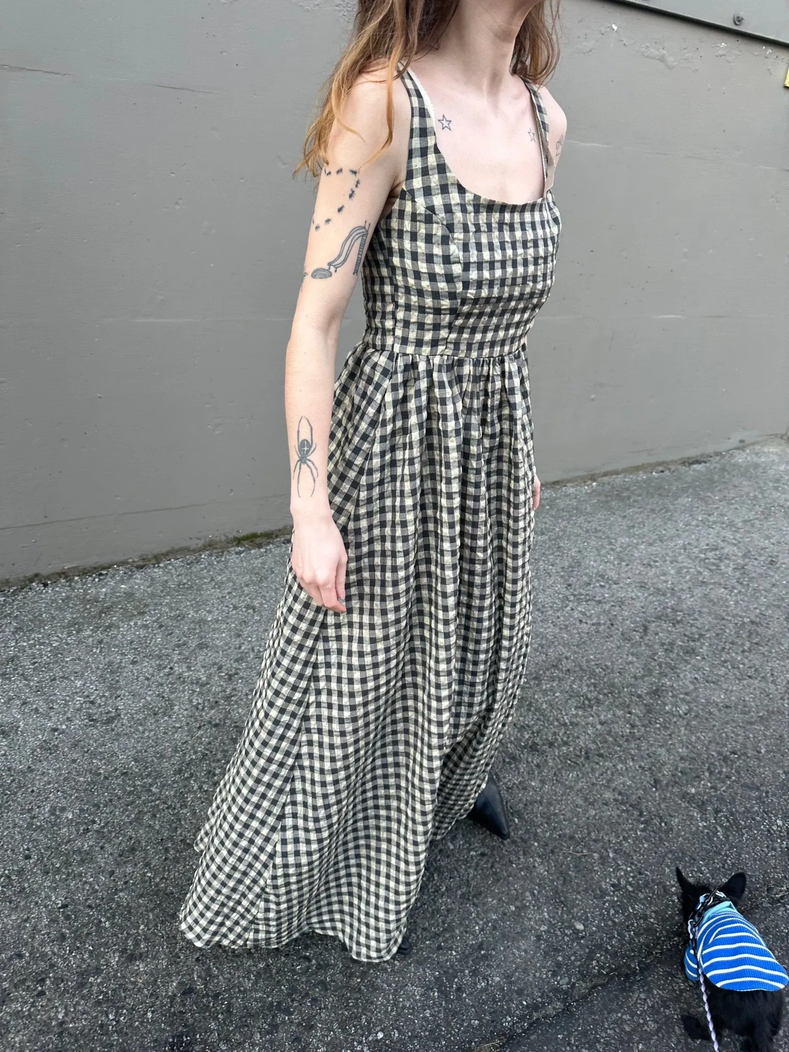 Bede Dress in Checker sold by et Tigre product image thumbnail 5