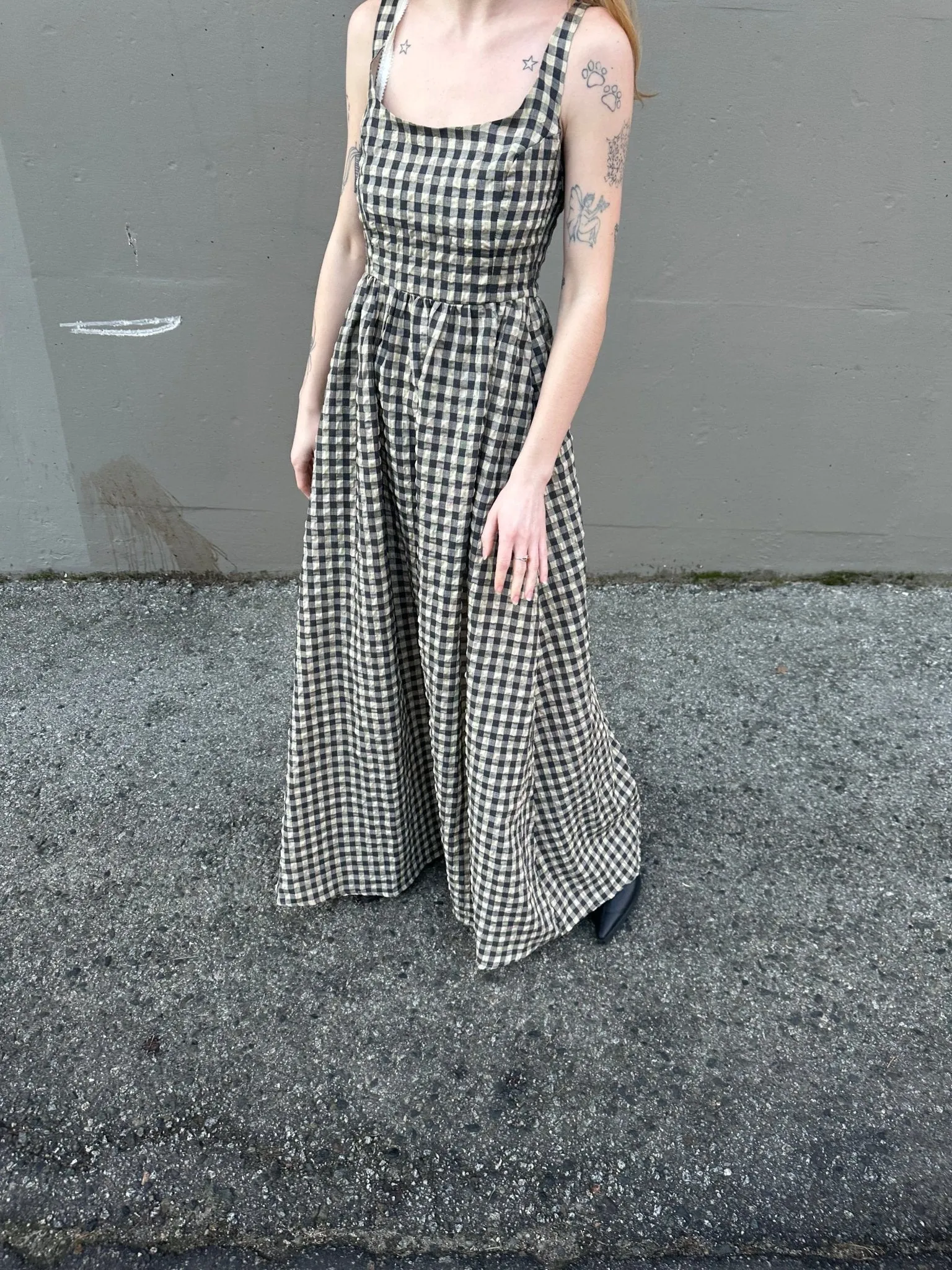 Bede Dress in Checker sold by et Tigre product image thumbnail 4