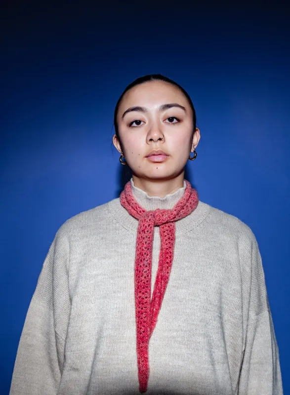 Pedro Scarf in Red made by et Tigre