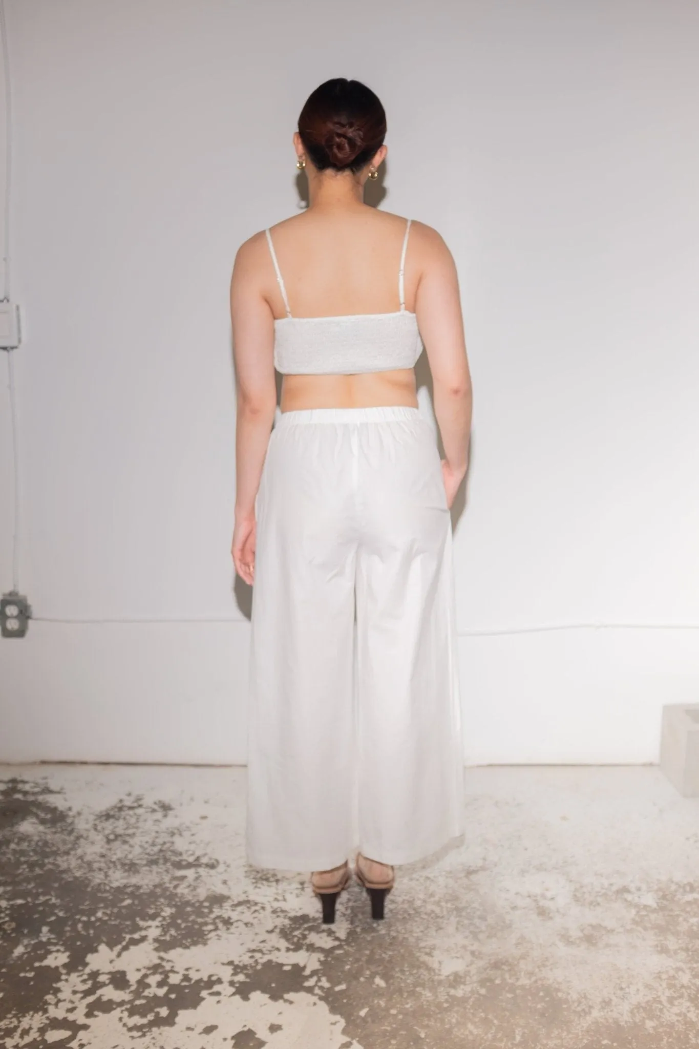 Francis Crop Top in White sold by et Tigre product image thumbnail 4