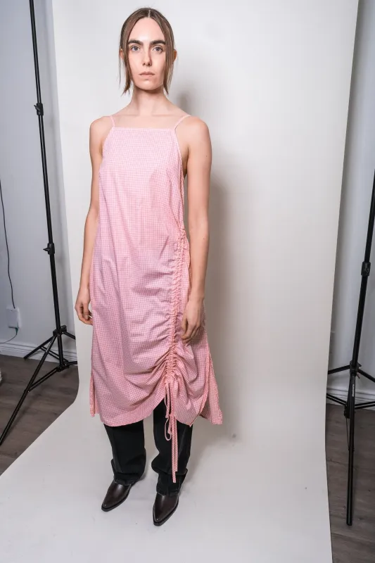 Matilda Dress in Pink + White Gingham made by et Tigre