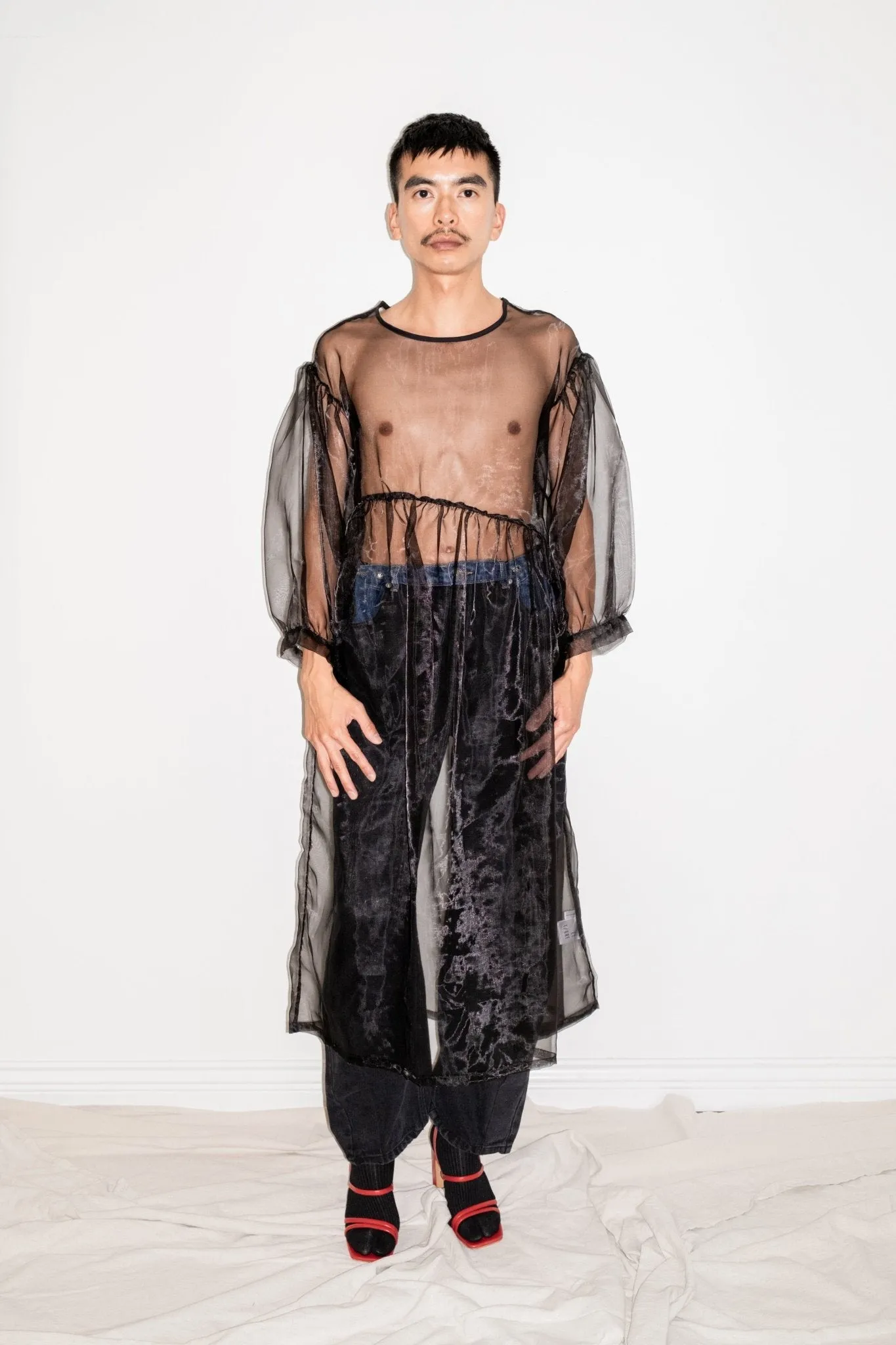 Jayme Dress in Black Organza sold by et Tigre product image thumbnail 2