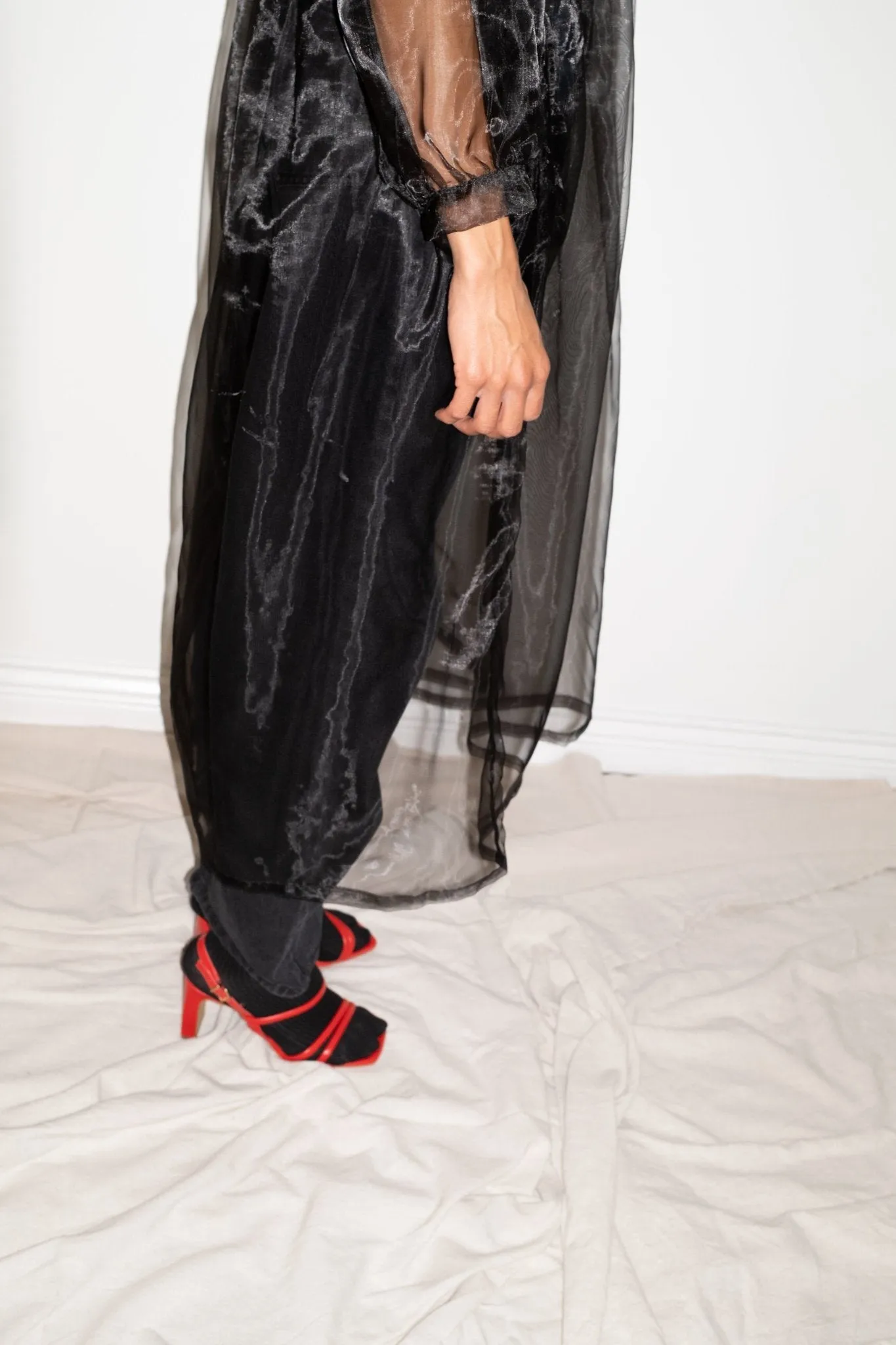 Jayme Dress in Black Organza sold by et Tigre product image thumbnail 4