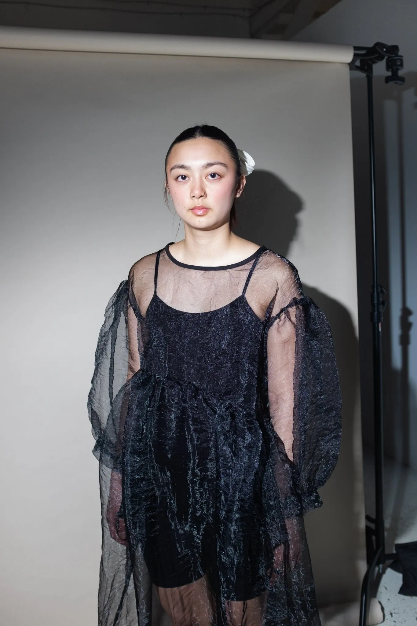 Jayme Dress in Black Organza sold by et Tigre product image thumbnail 3