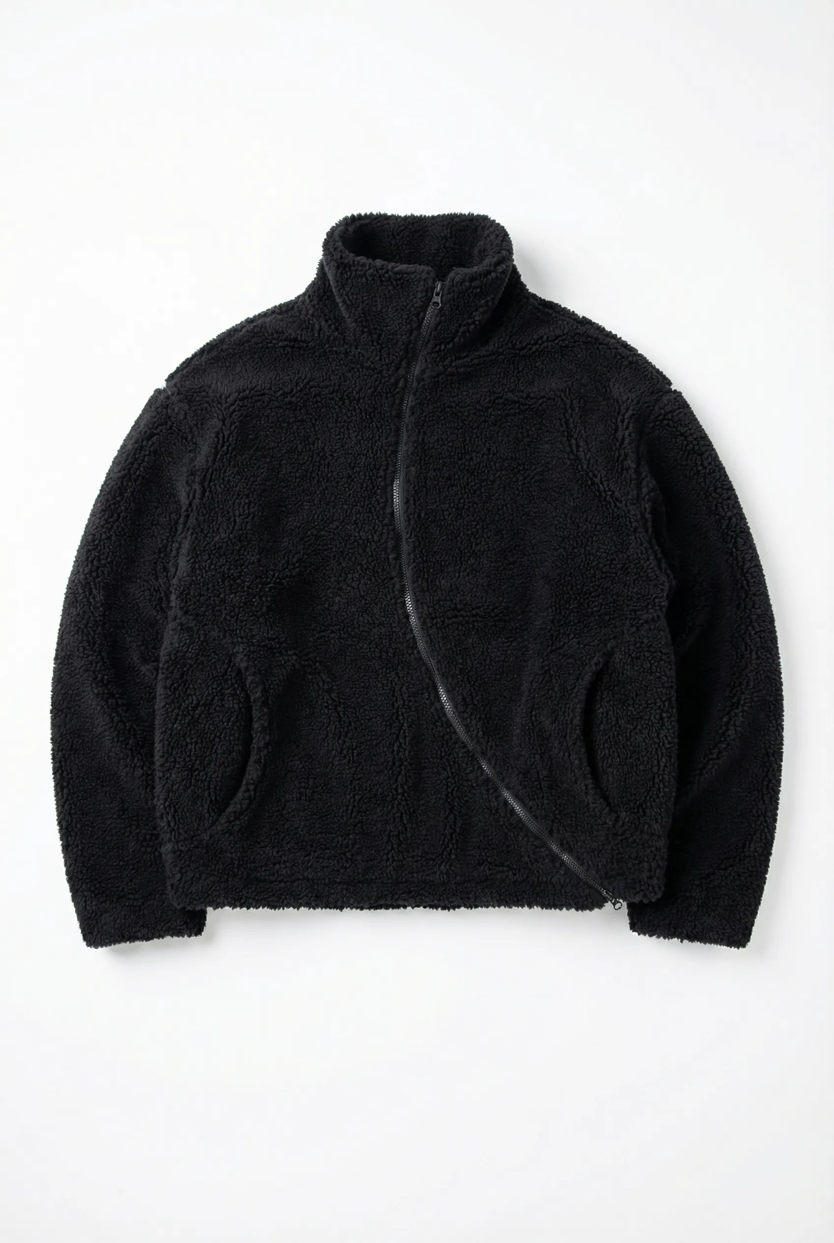 Enrio Fleece Jacket in Black sold by et Tigre product image thumbnail 4