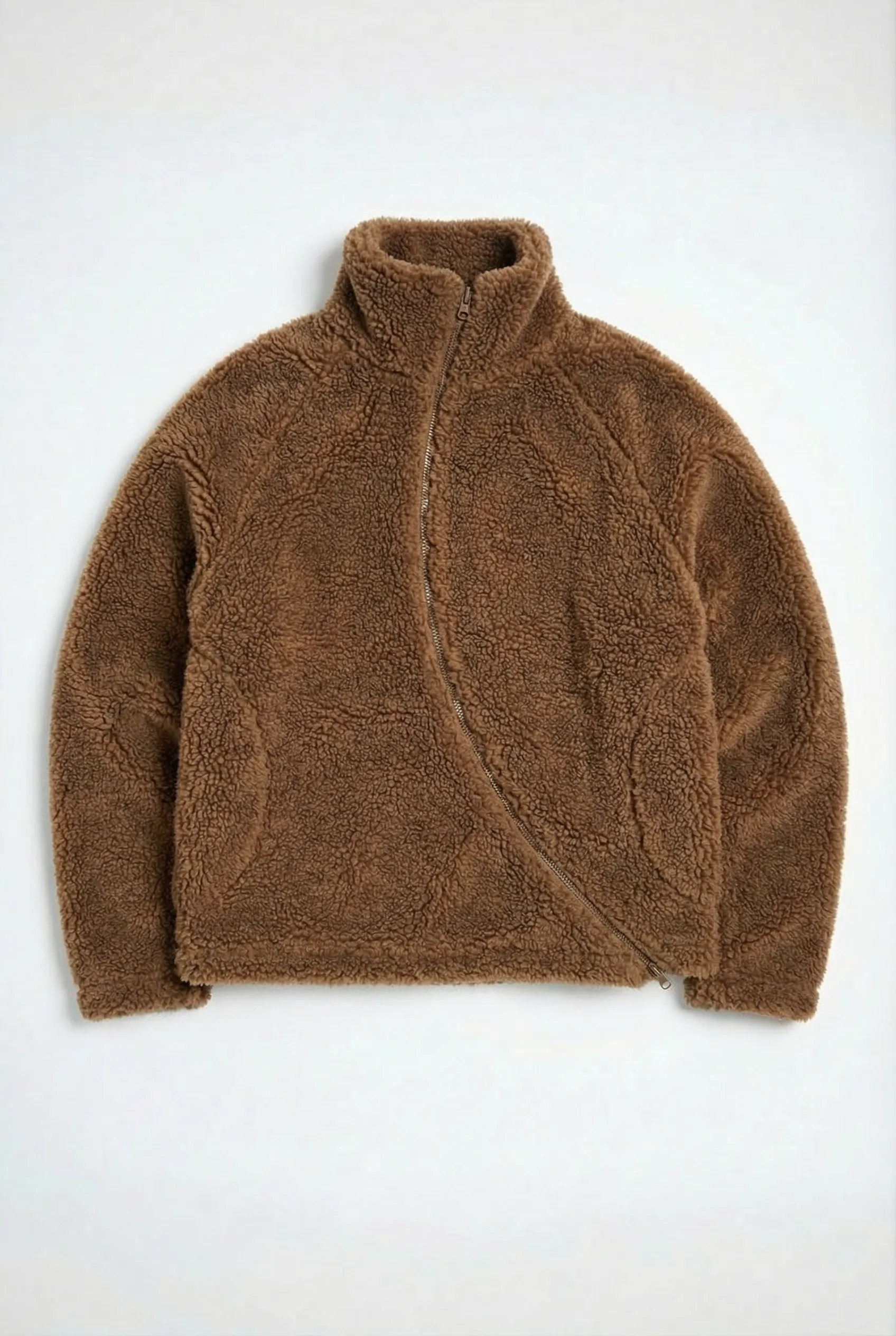 Enrio Fleece Jacket in Brown sold by et Tigre product image thumbnail 5