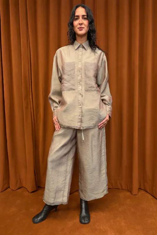 Mila Shirt in Olive made by et Tigre