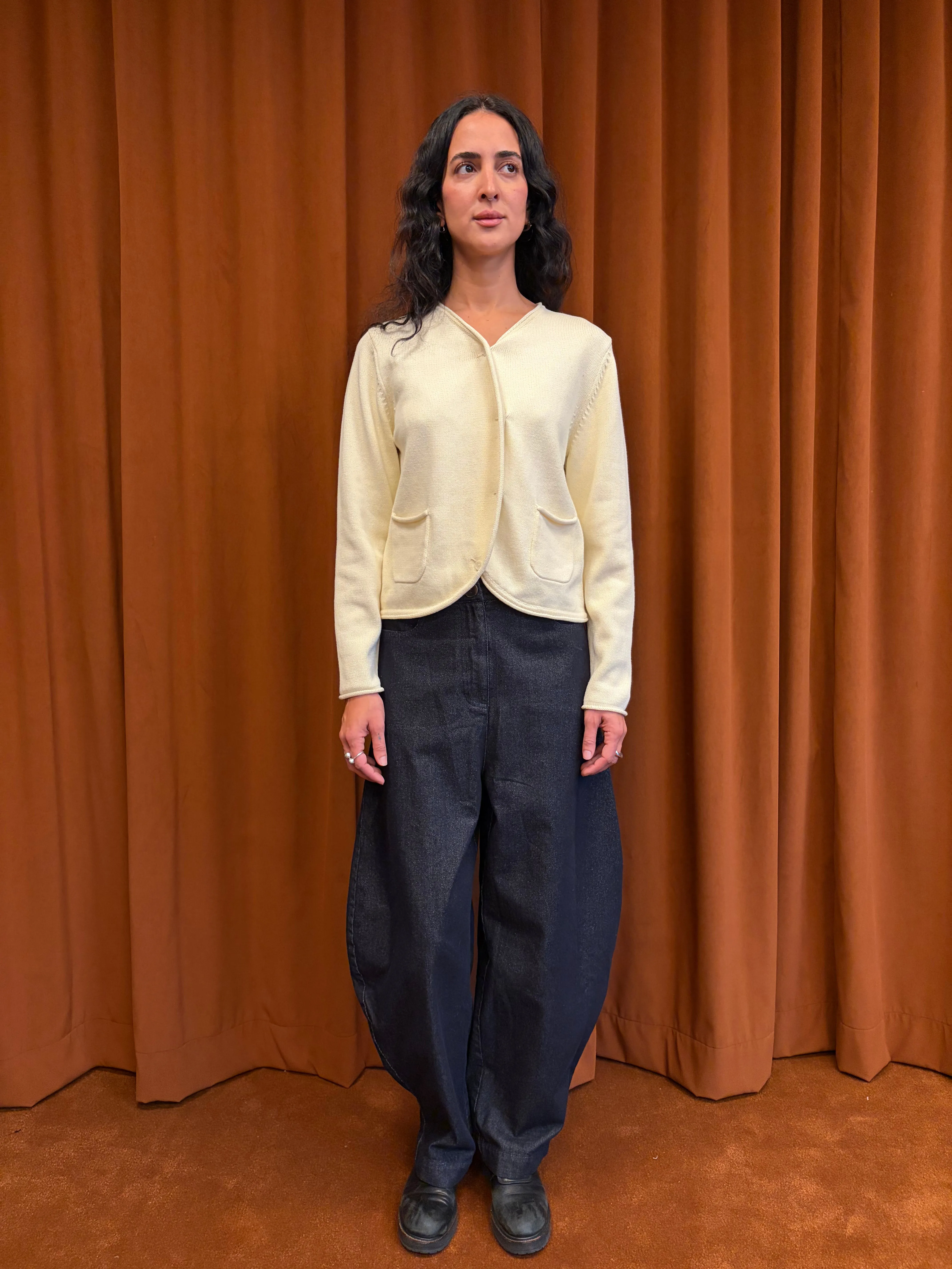 Riava Cardigan in Butter sold by et Tigre product image thumbnail 4