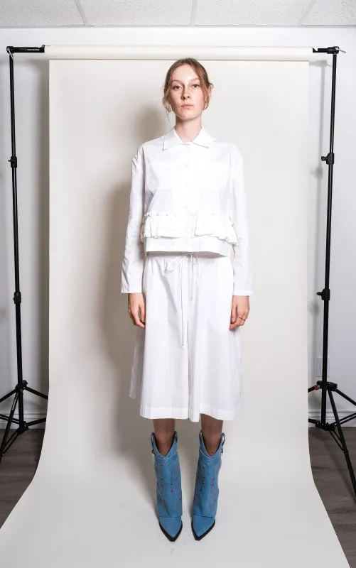 Yee Shirt in White made by et Tigre