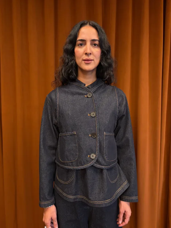 Chelito Vest in Indigo made by et Tigre