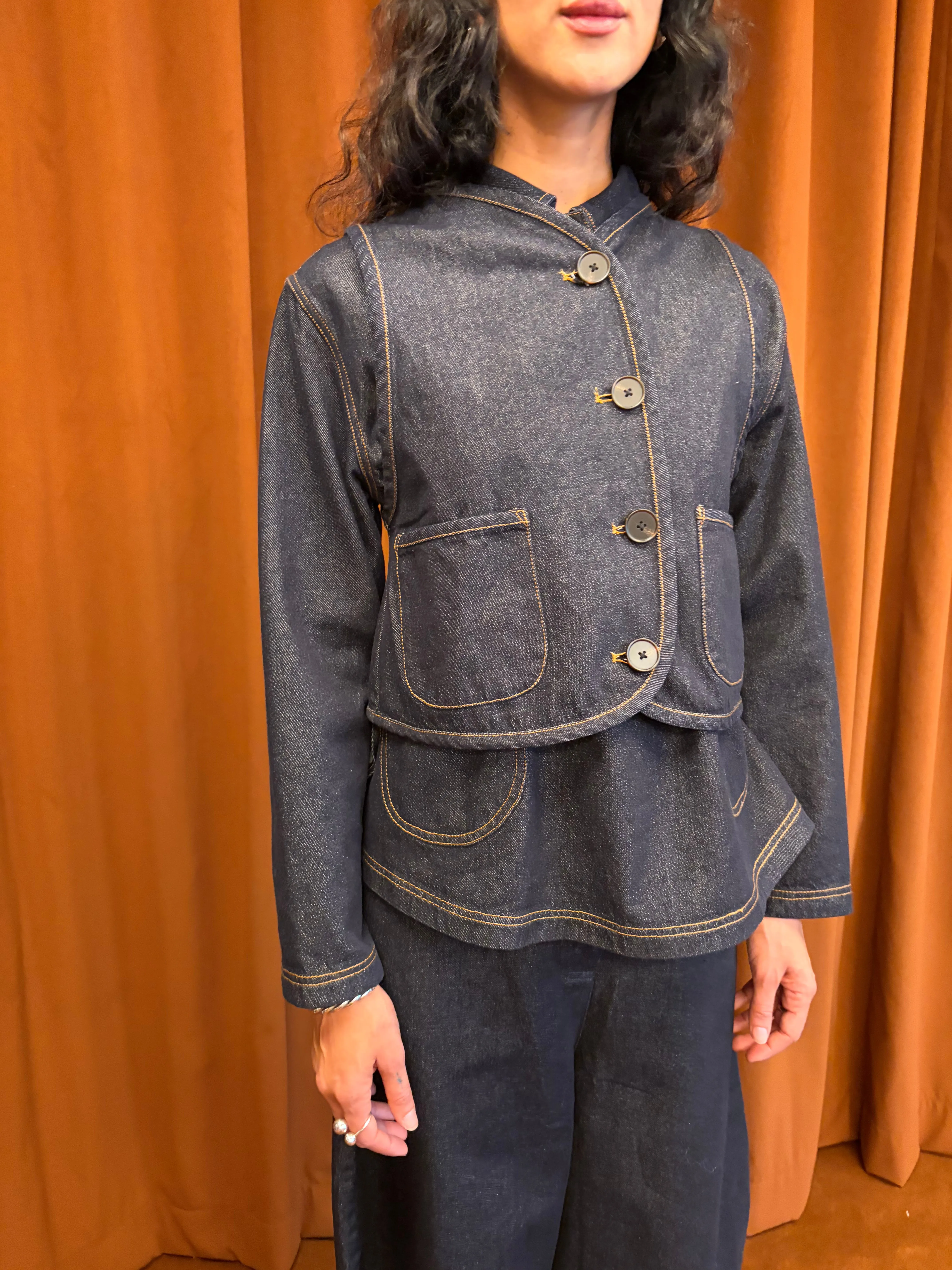 Chelito Vest in Indigo sold by et Tigre product image thumbnail 3