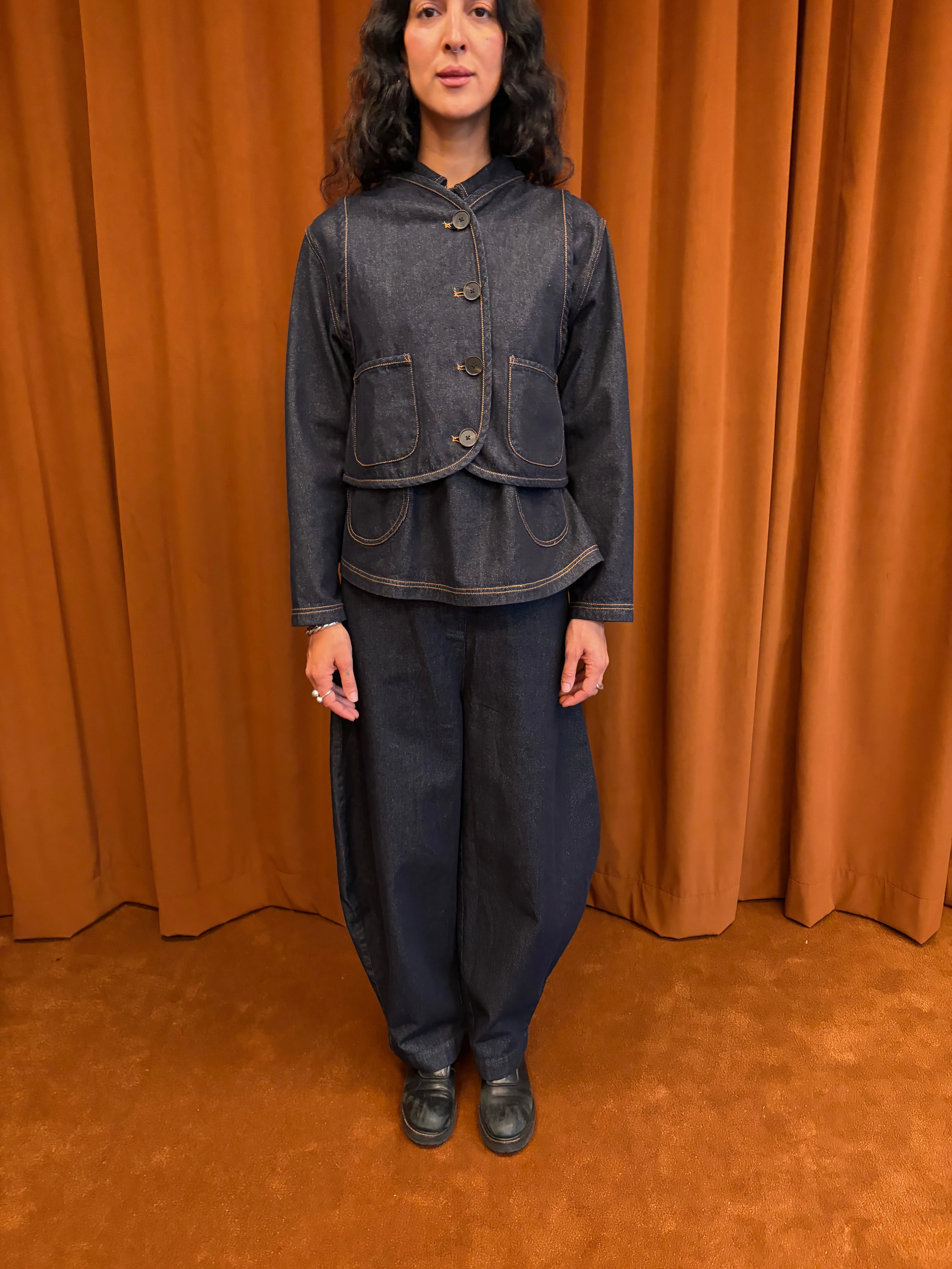 Chelito Vest in Indigo sold by et Tigre product image thumbnail 4