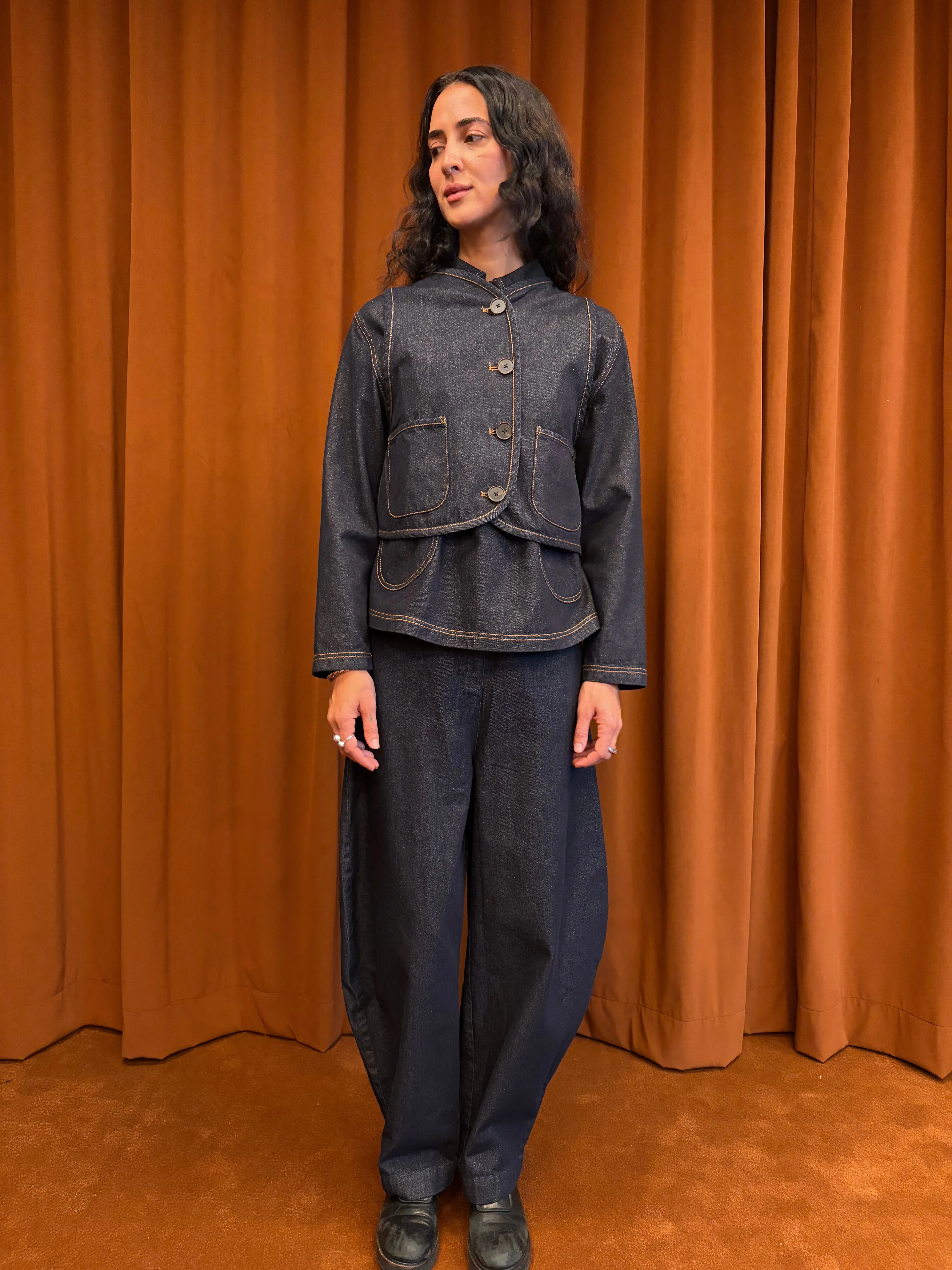 Chelito Vest in Indigo sold by et Tigre product image thumbnail 5