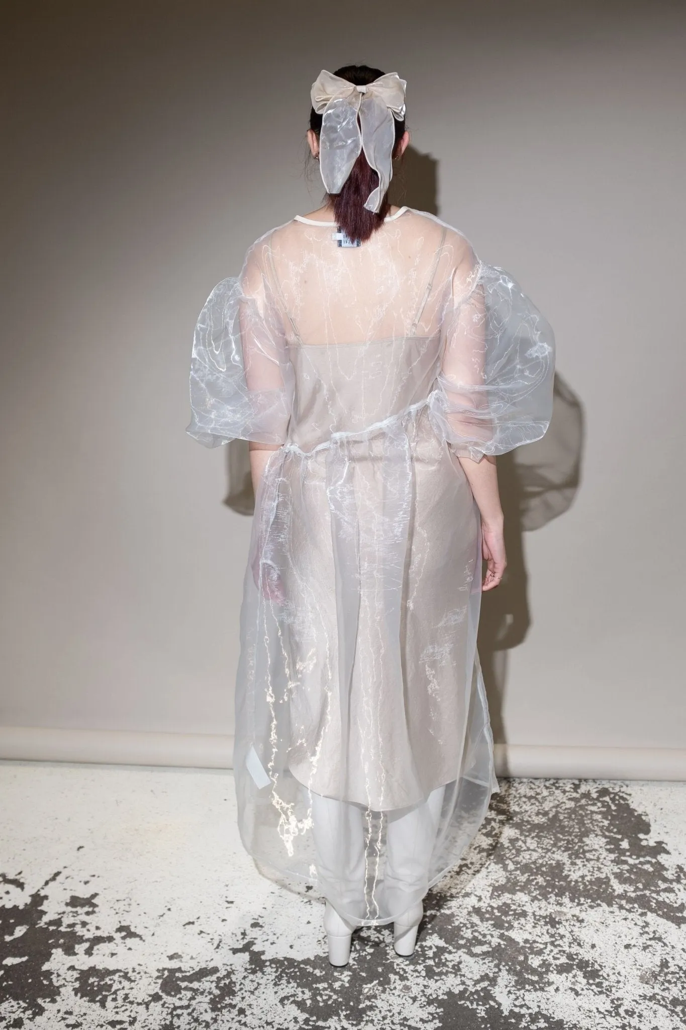 Jayme Dress in Oat Organza sold by et Tigre product image thumbnail 4