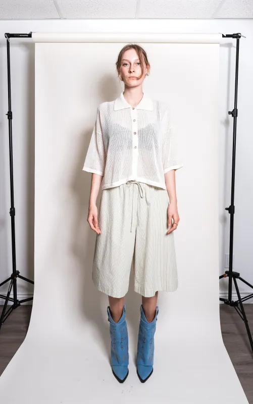 Mari Knit Cardigan in Cream made by et Tigre