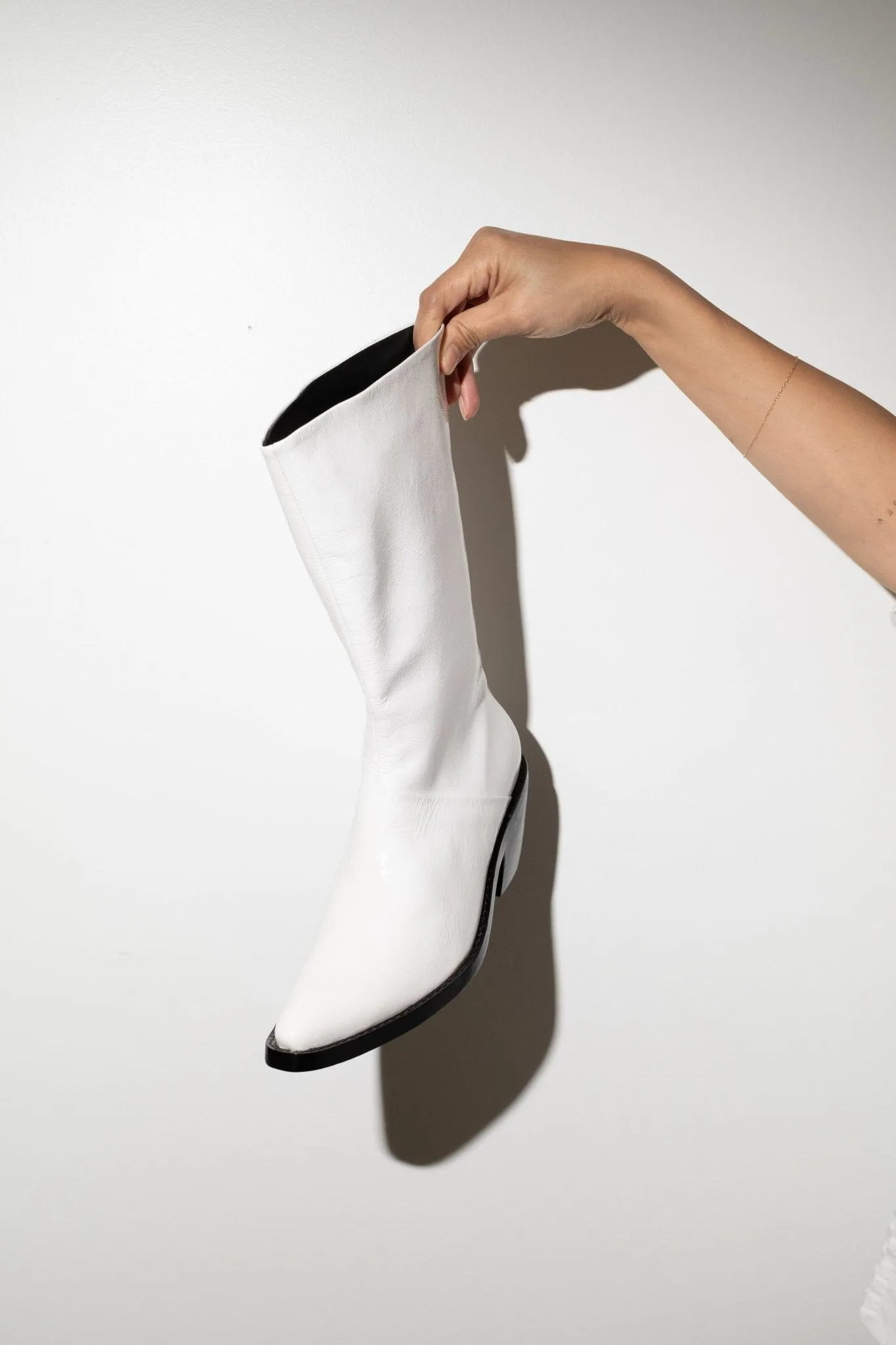 Jackie Boot in Glossy White sold by et Tigre product image thumbnail 3