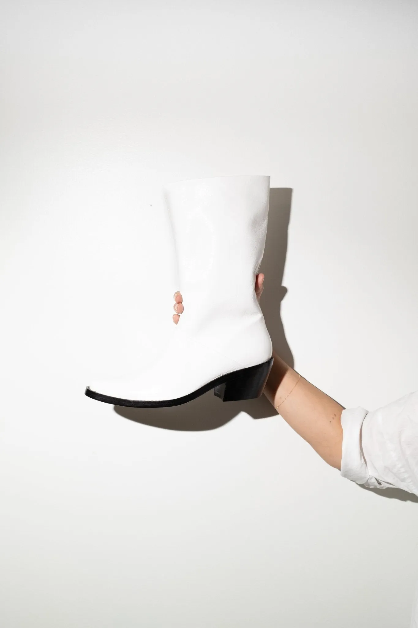 Jackie Boot in Glossy White sold by et Tigre product image thumbnail 2
