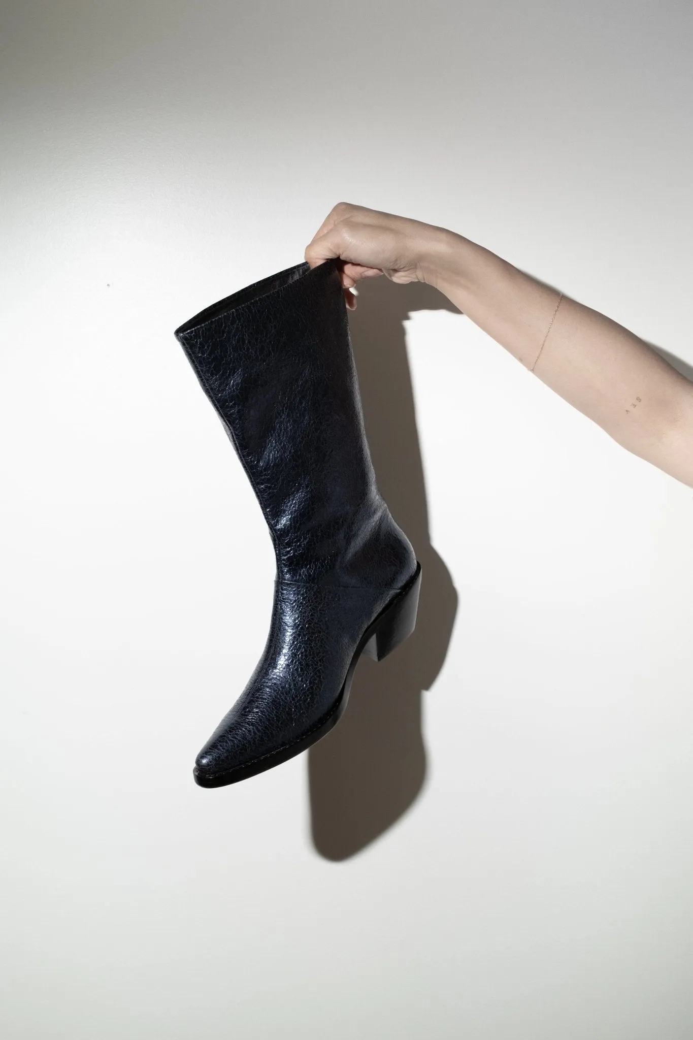 Jackie Boot in Metallic Blue sold by et Tigre product image thumbnail 3