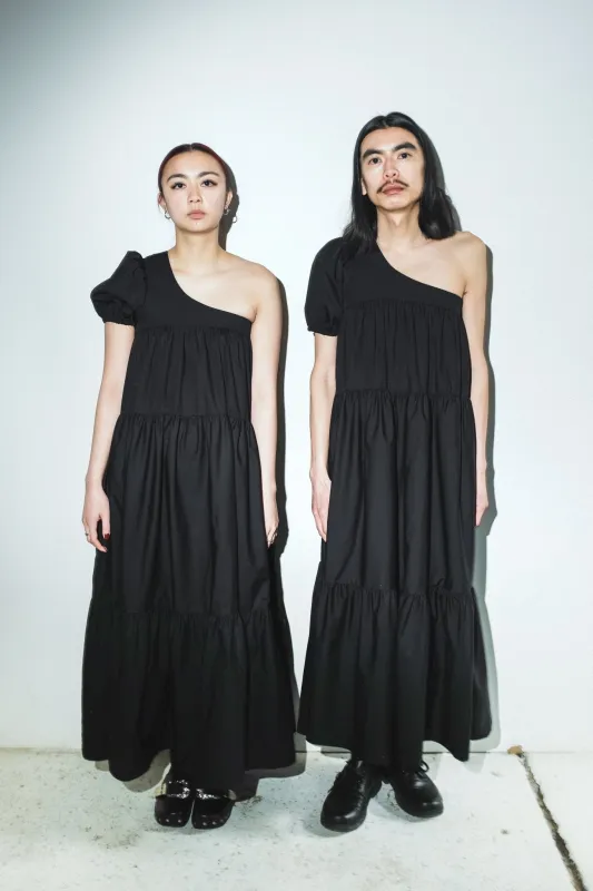 Yang Dress in Black made by et Tigre