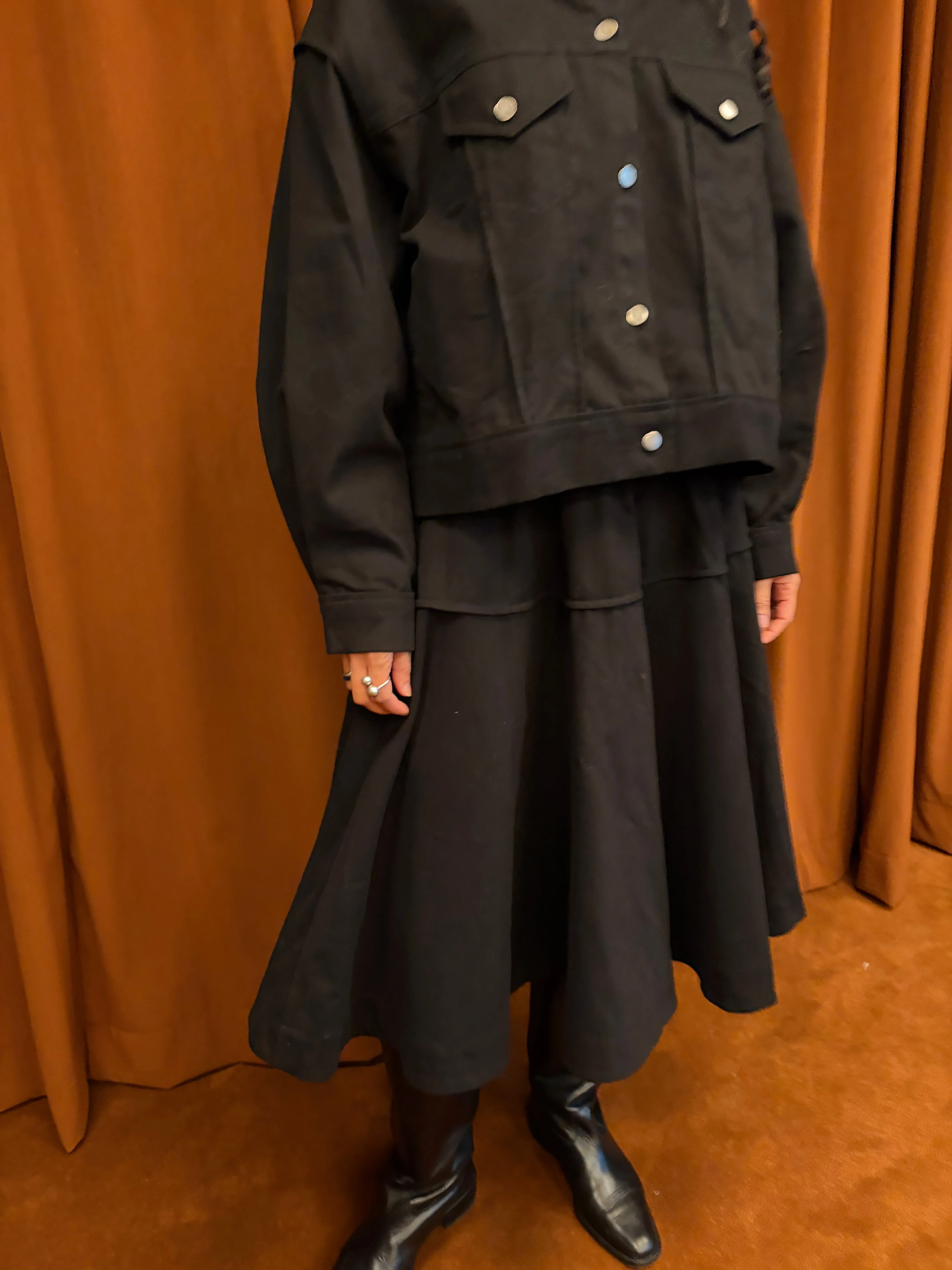 Celia Skirt in Black sold by et Tigre product image thumbnail 3