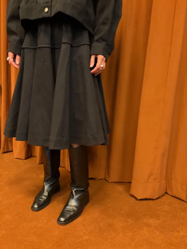Celia Skirt in Black made by et Tigre