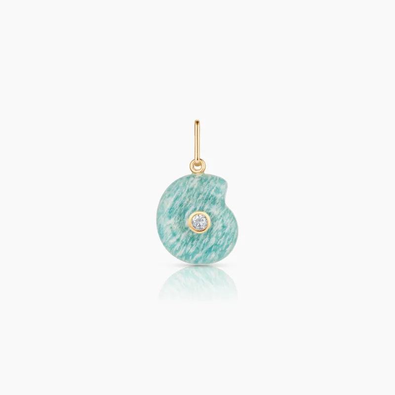 Nautilus Amazonite Spiral Shell sold by Thatch