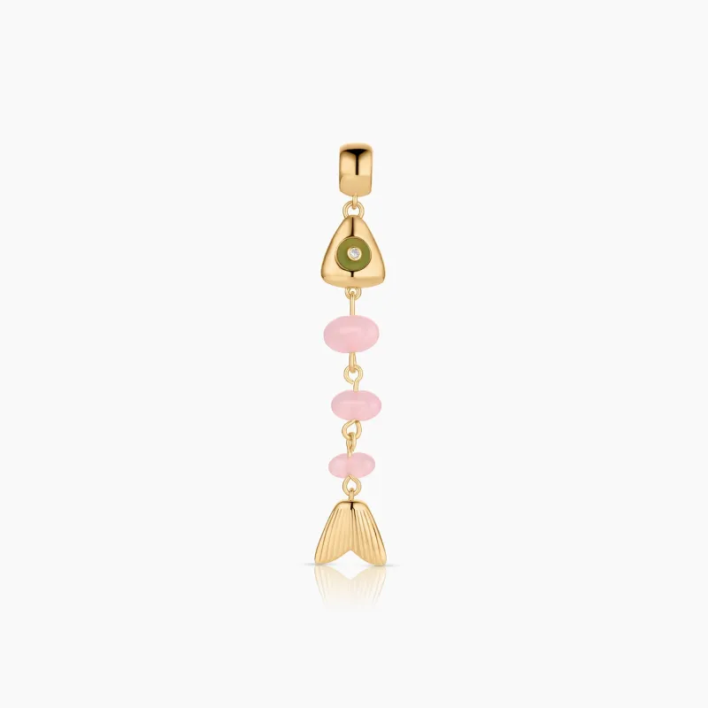 La Pez Pink Jade Fish Bail made by Thatch