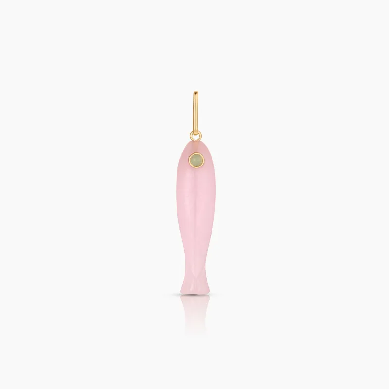 Fortuna Pink Jade Fish made by Thatch