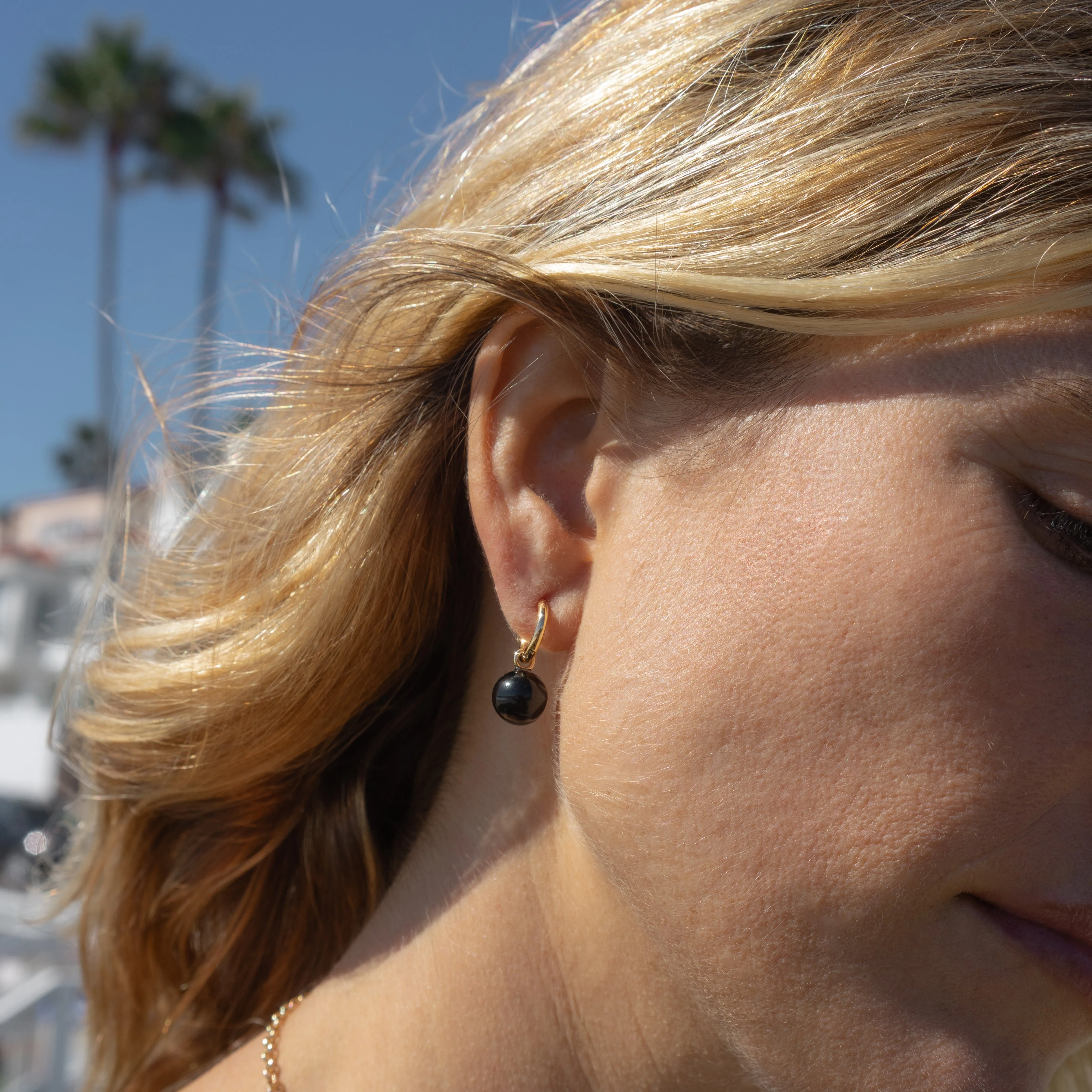 Lucille Onyx Earring Charms sold by Thatch product image thumbnail 3