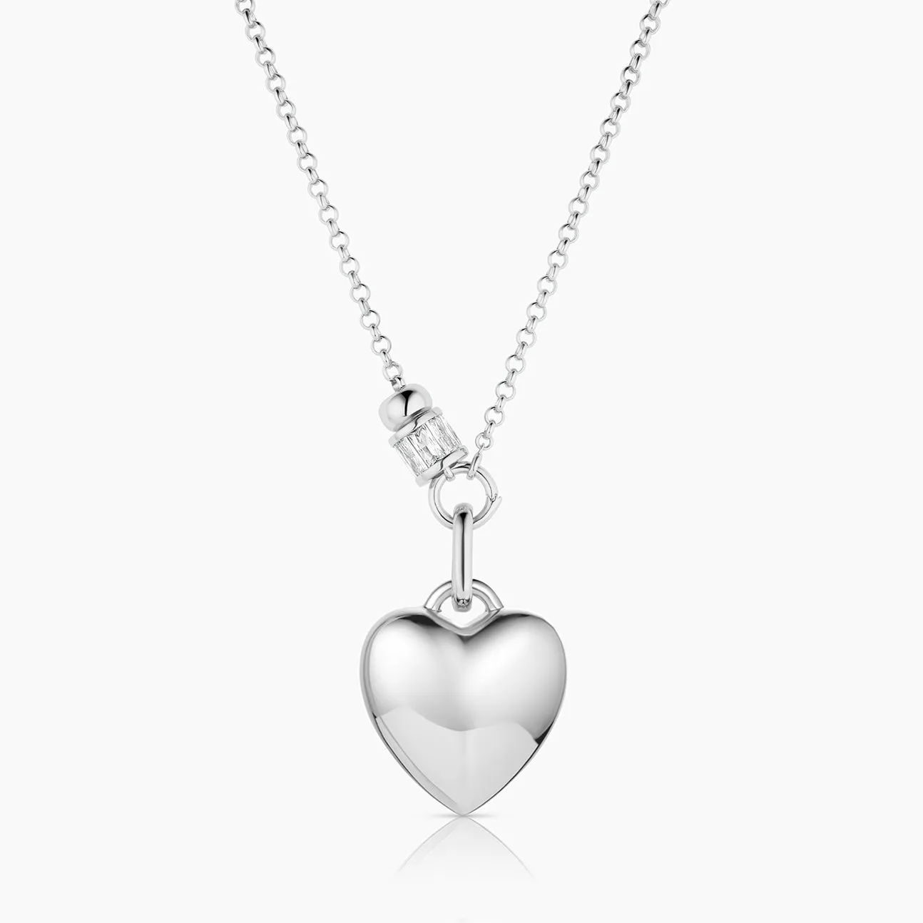 Aurelie Puffy Heart Bead Necklace sold by Thatch product image thumbnail 4