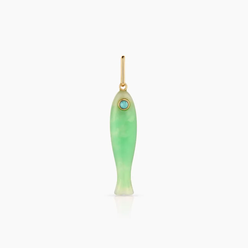 Fortuna Chrysoprase Fish made by Thatch