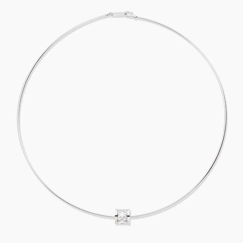 Delphin Silver Choker Necklace made by Thatch