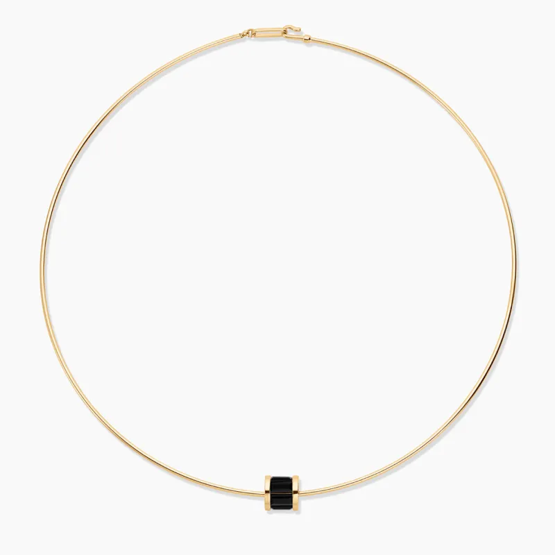 Delphin Black Choker Necklace made by Thatch