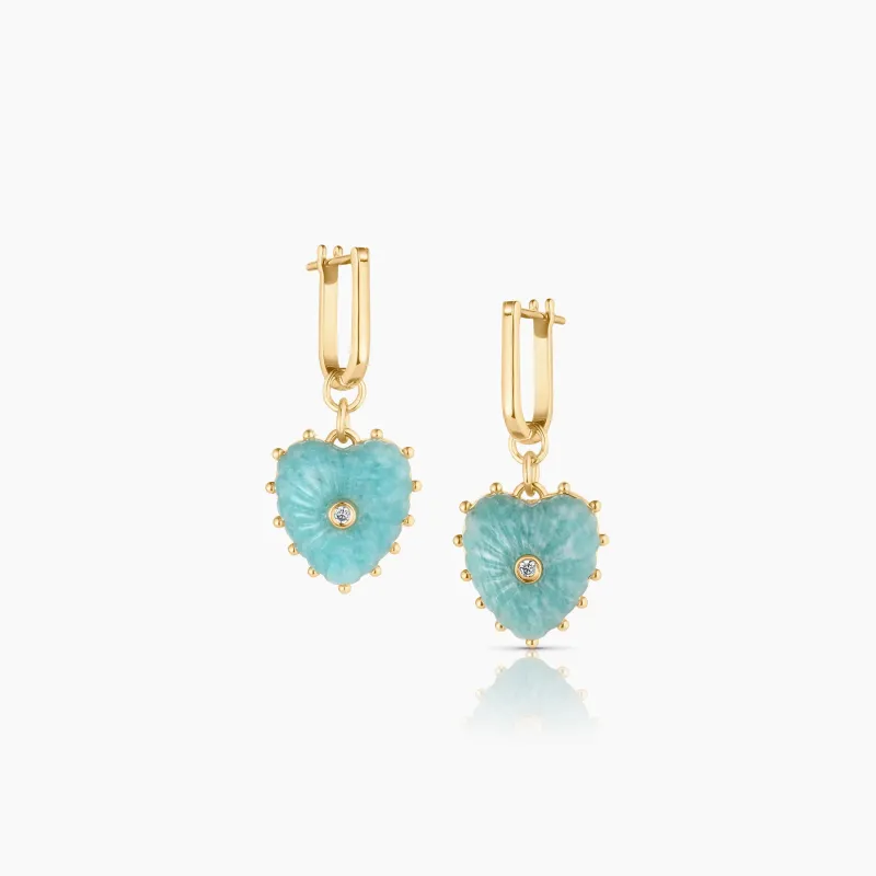Isabel Amazonite Earrings sold by Thatch