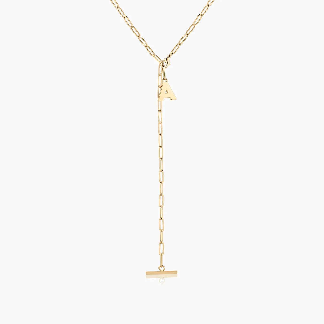 Be You Initial Lariat Necklace sold by Thatch