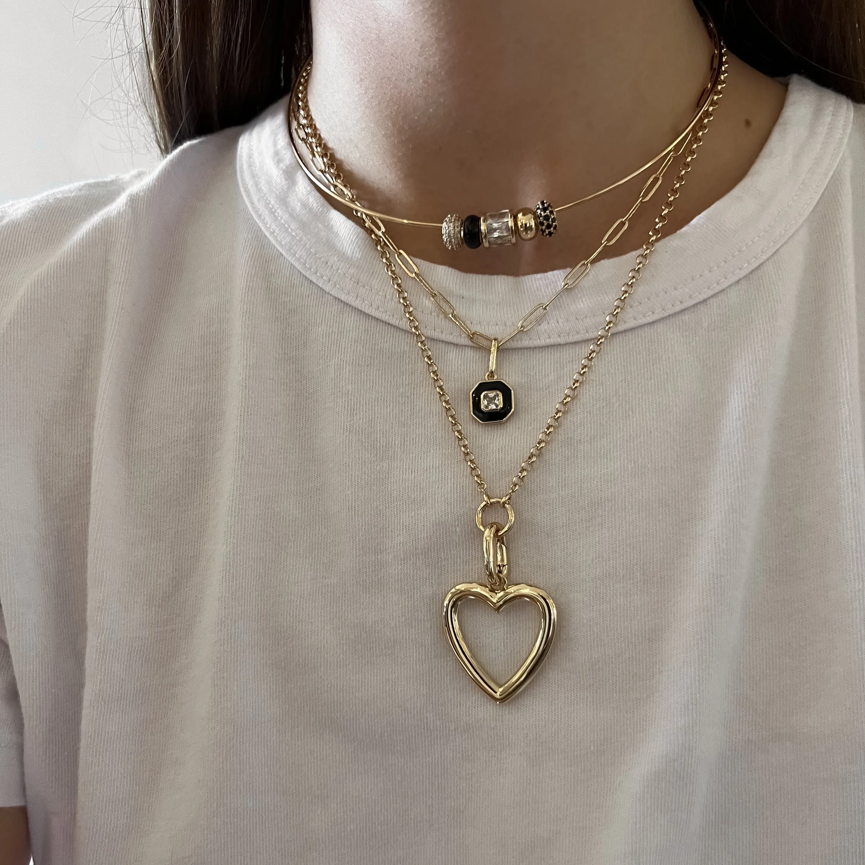 Noir Bead Choker Necklace sold by Thatch product image thumbnail 2