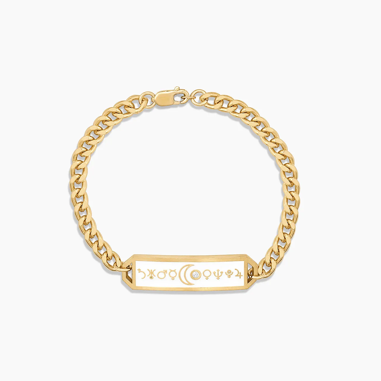 Alchemy White Enamel Bracelet sold by Thatch