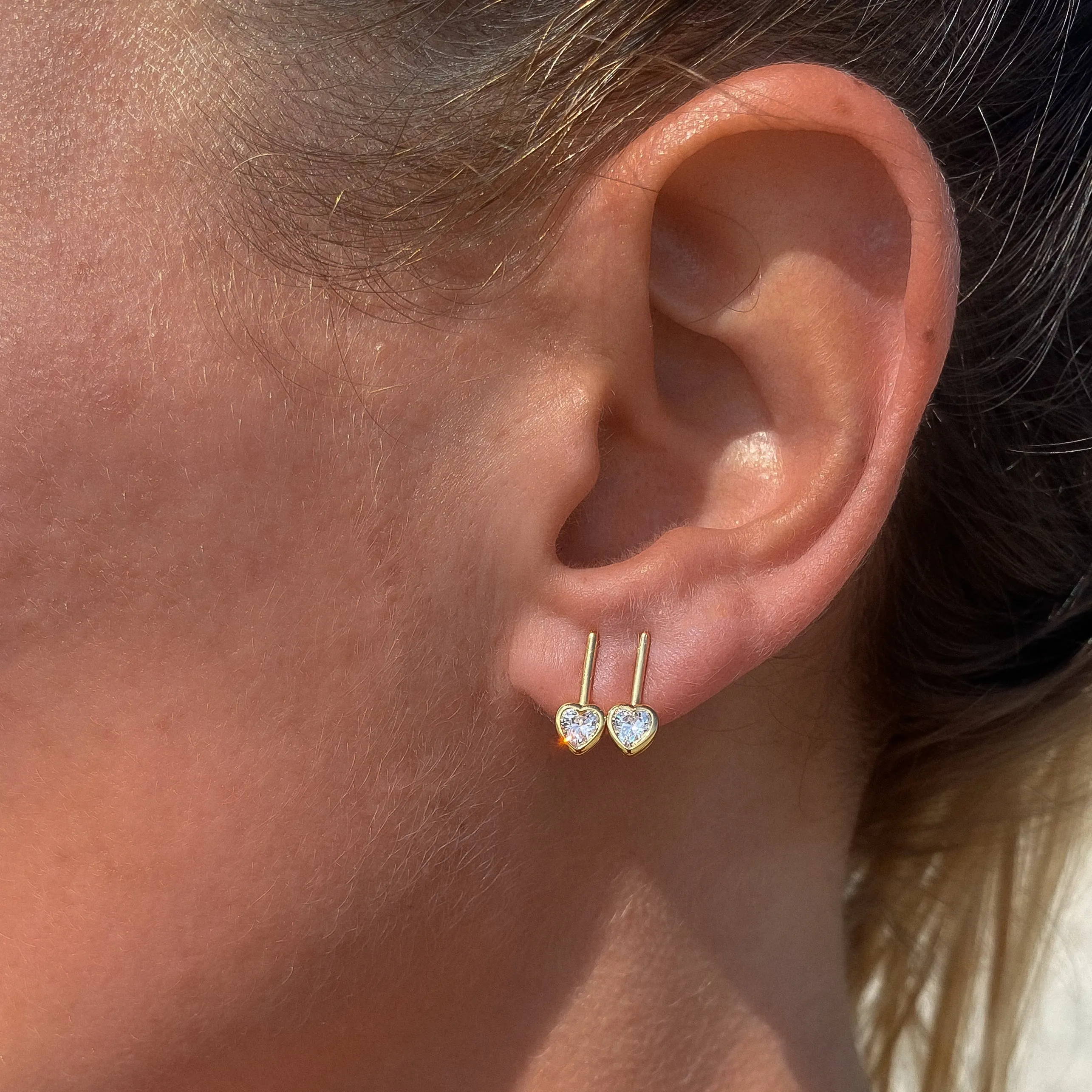Noemi Heart Earrings sold by Thatch product image thumbnail 2
