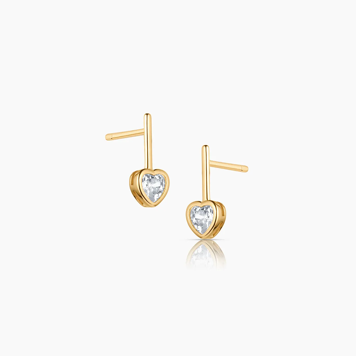 Noemi Heart Earrings sold by Thatch