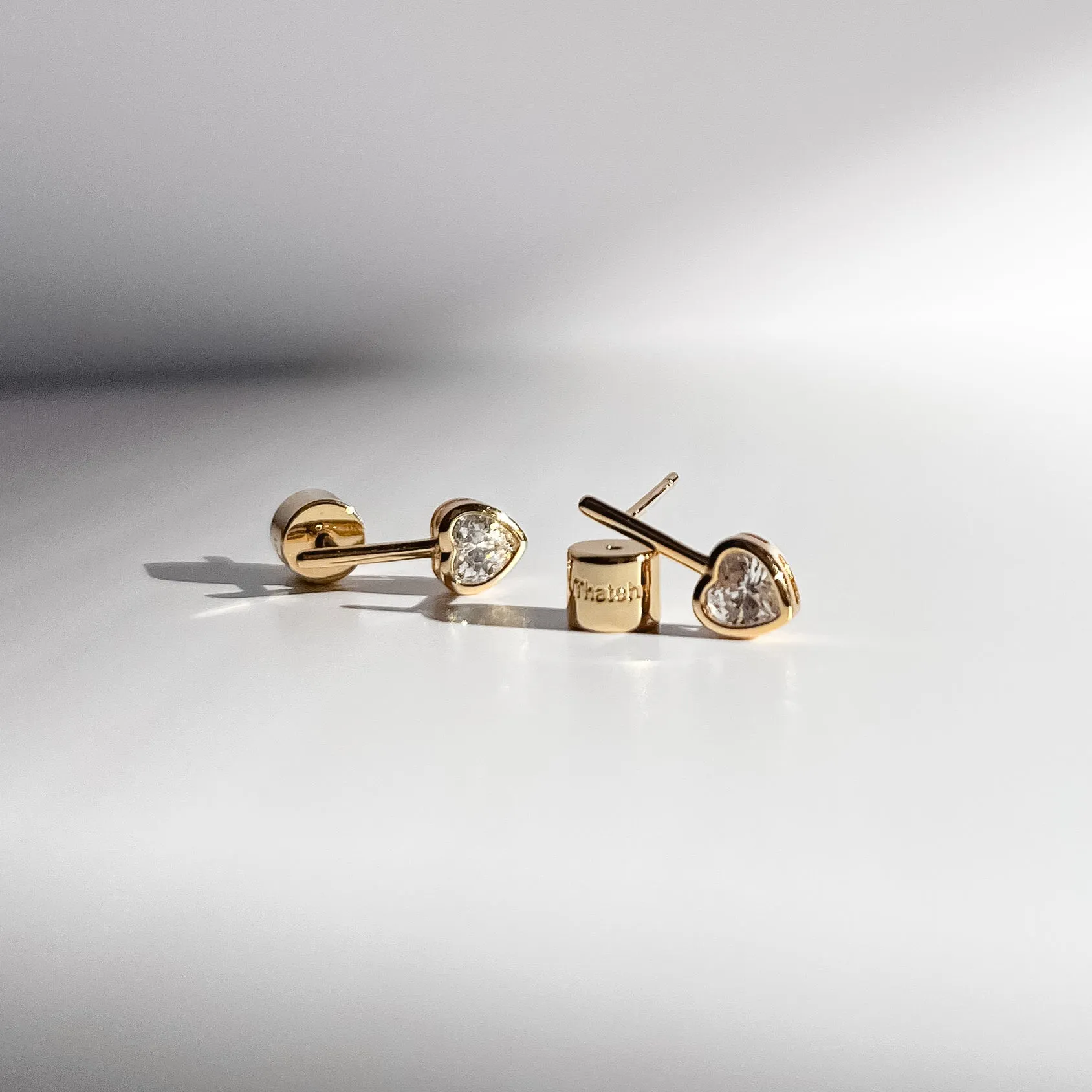Noemi Heart Earrings sold by Thatch product image thumbnail 3